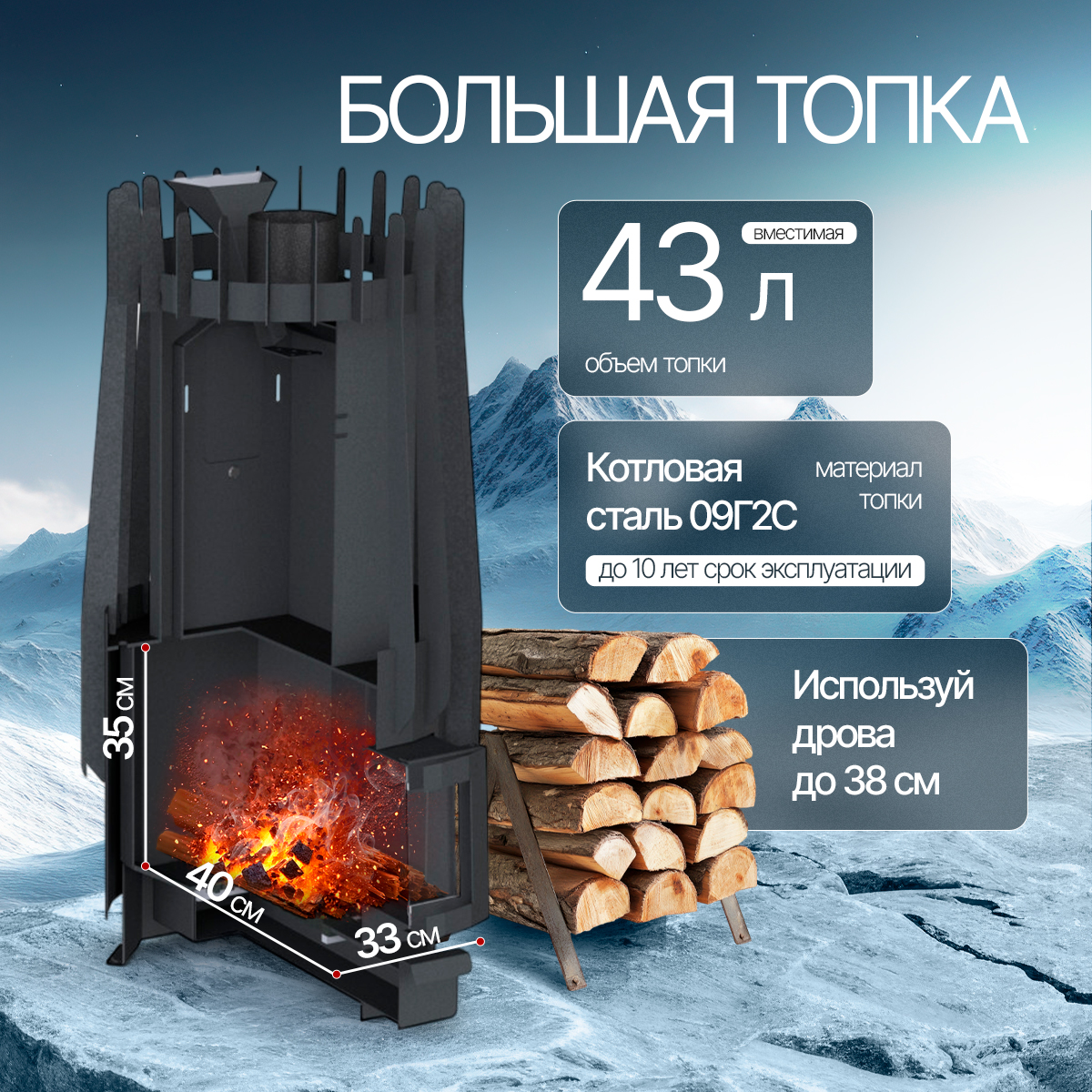 ПЕЧЬМАСТЕР ПЕЧЬ БАННАЯ ПАРОБОСС PBPB-24