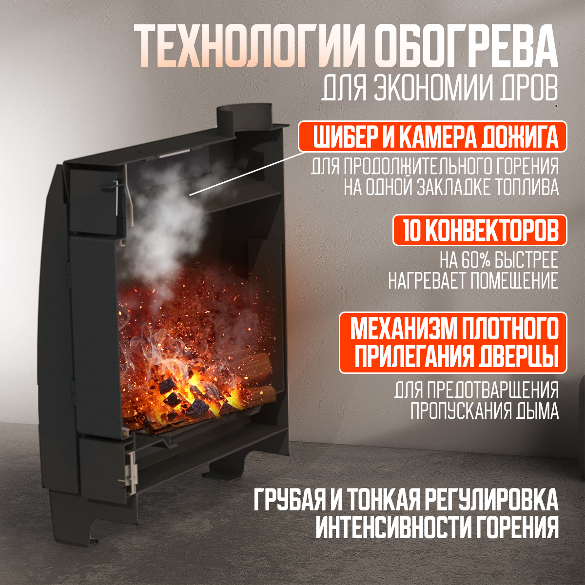 ПЕЧЬ ОТОПИТЕЛЬНАЯ ПЕЧЬМАСТЕР МАСТЕР 100