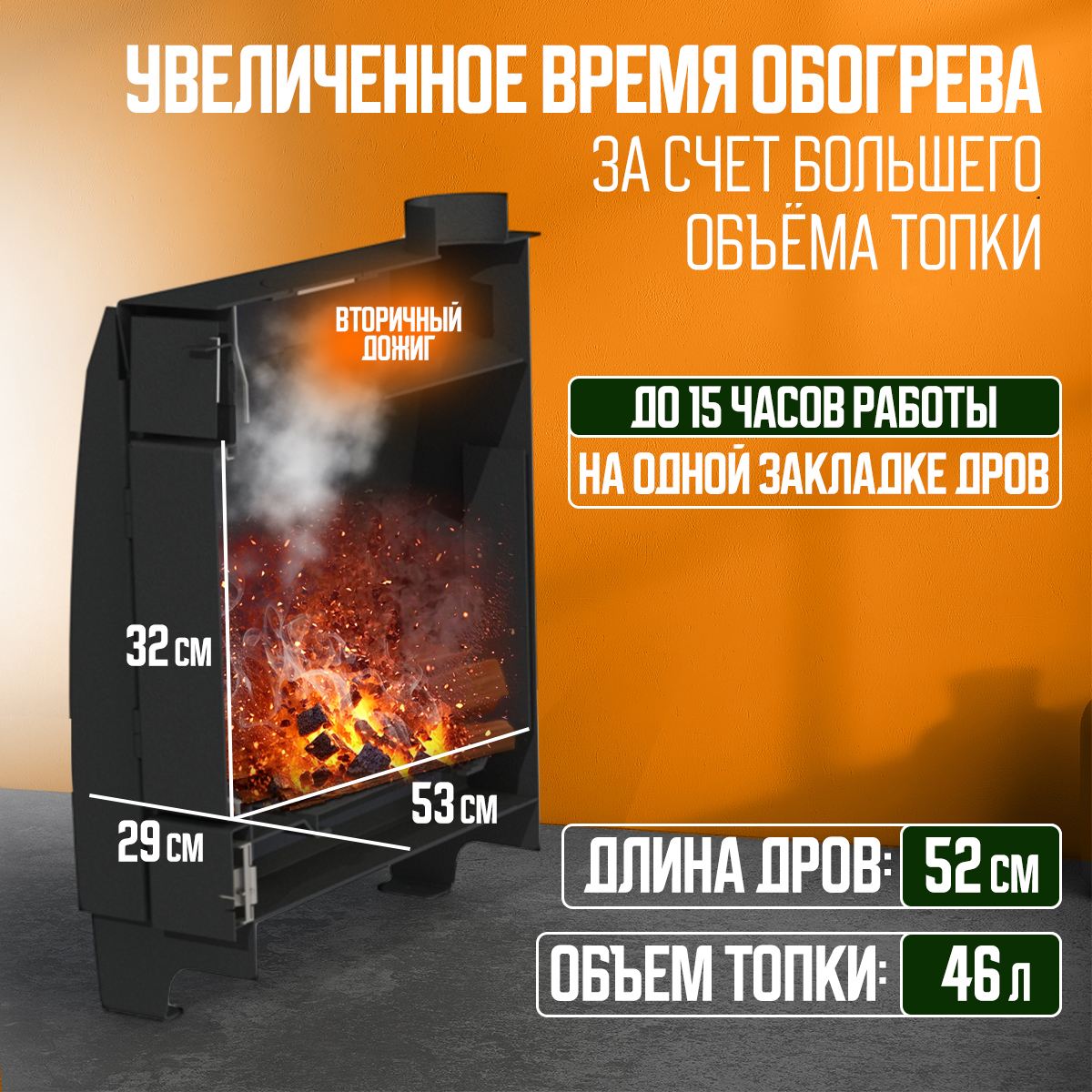 ПЕЧЬ ОТОПИТЕЛЬНАЯ ПЕЧЬМАСТЕР МАСТЕР 150